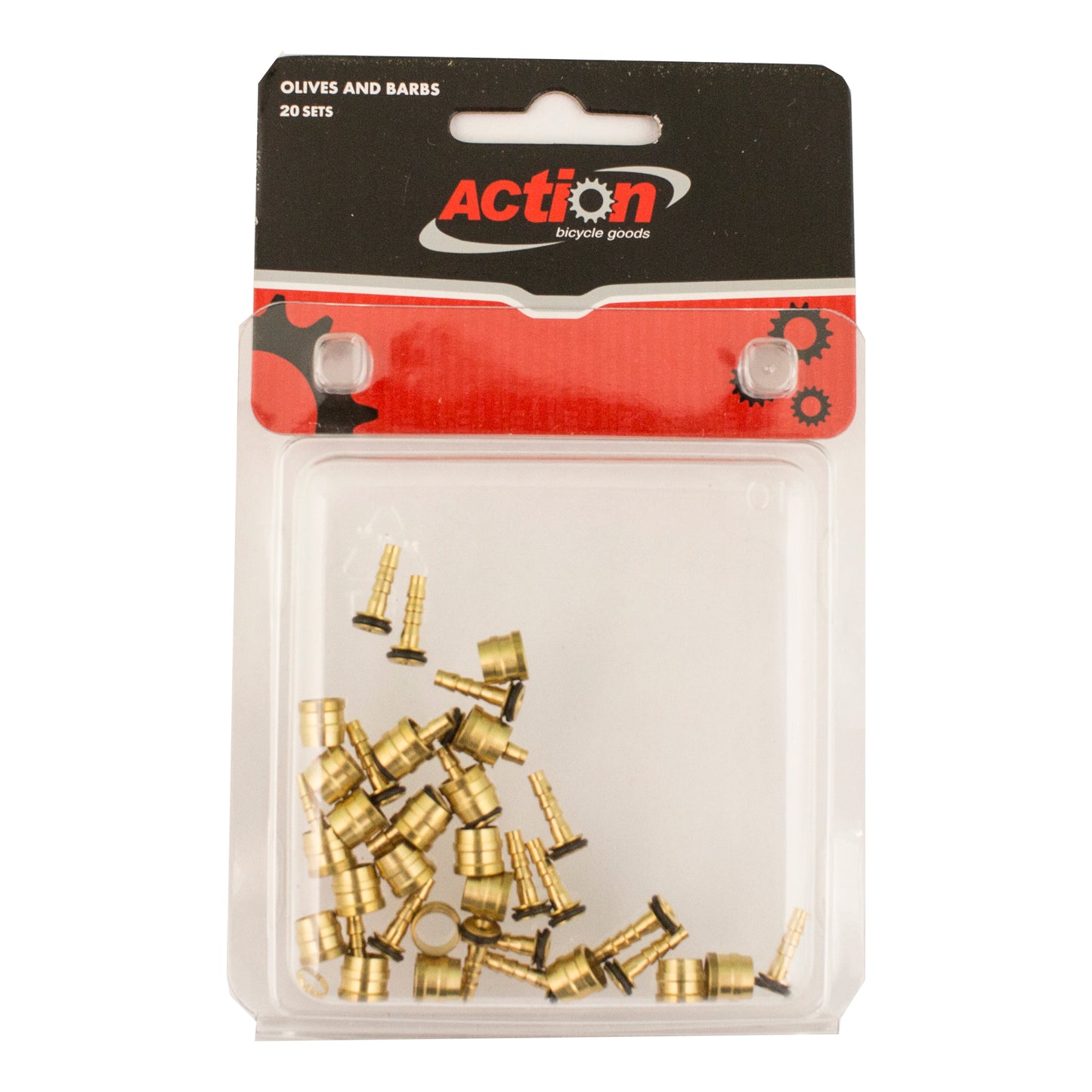 HYDRAULIC BRAKE BARB OLIVE SET FOR TEKTRO. 2.3MM BARB/5MM ACTION EACH