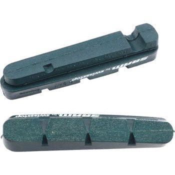 SRAM Road Brake Pad Inserts Black for Alloy Rims by SwissStop Pair