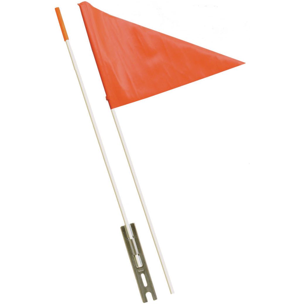 FLAG, ACTION, 6', 2 PIECE POLE, ORANGE