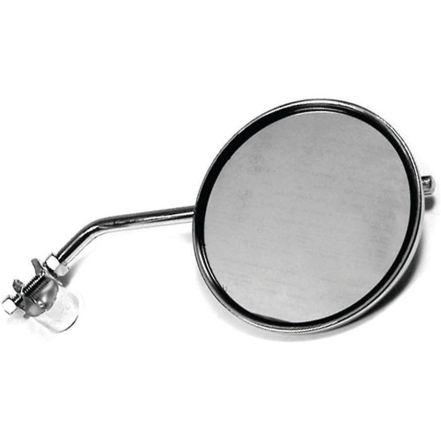 MIRROR ACTION ROUND 4" CHROME