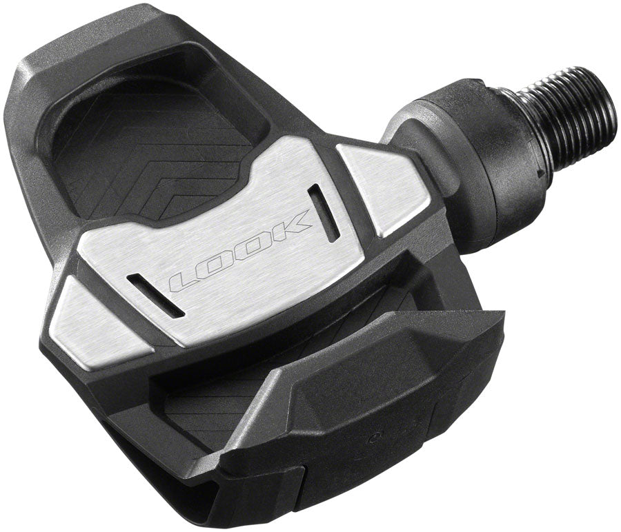 LOOK KEO Blade Carbon Pedals - Single Sided Clipless, Chromoly, 9/16", Black, 53mm QF, 12Nm
