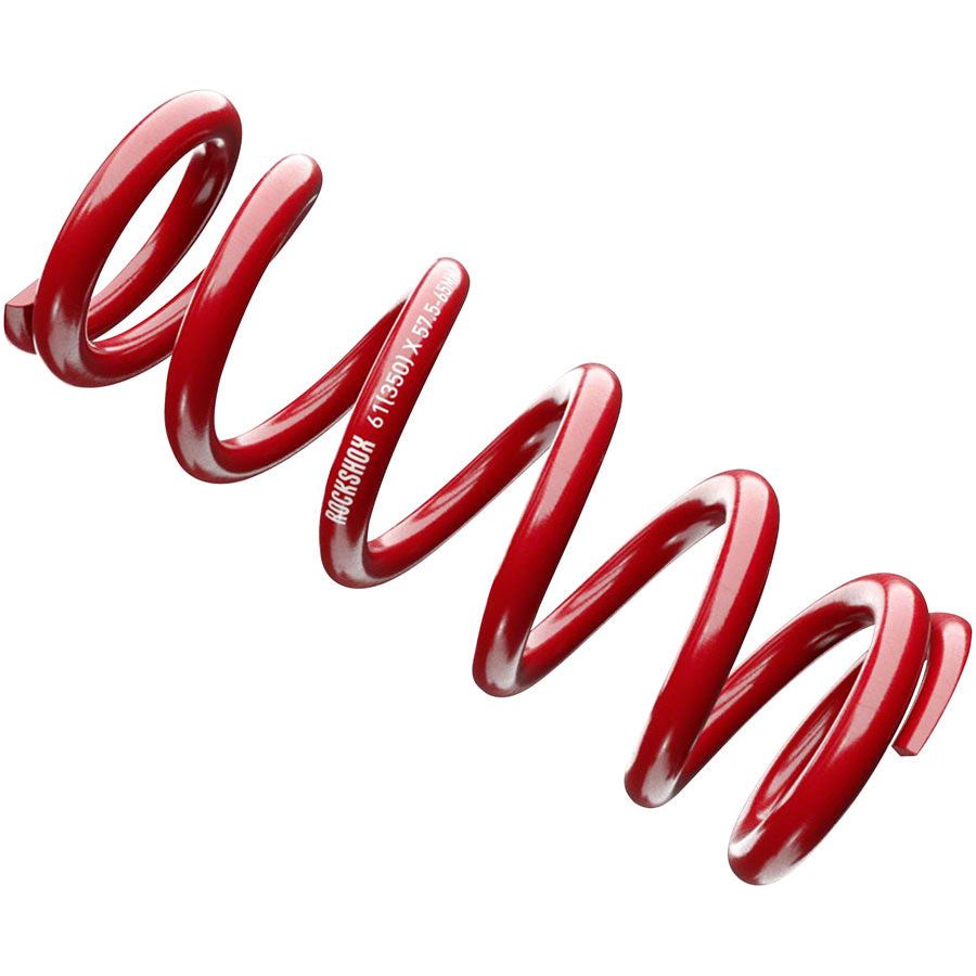 RockShox Metric Coil Spring - Length 151mm, Travel 57.5-65mm, 650 lbs, Red