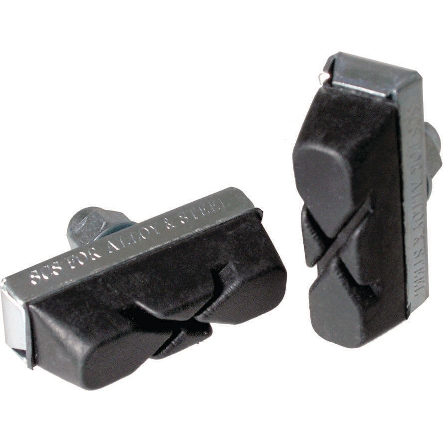 BRAKE SHOE ROAD ACTION X-CUT BLACK EACH PAIR