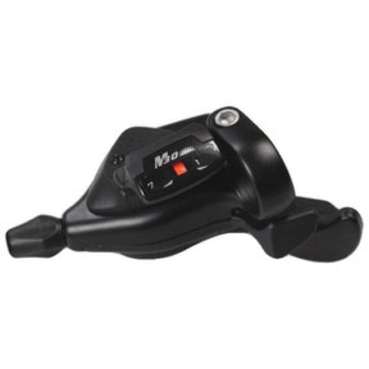 SunRace M53 Single Trigger Shifters - 3 x 7 Speed; 2:1 Shimano Ratio Rear Only, 7 Speed (Black)