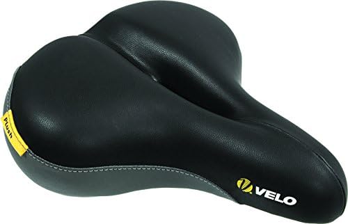 SADDLE COMFORT Velo, Plush VL-6075 Xlr OPEN ELASTOMER, BLK/GRY