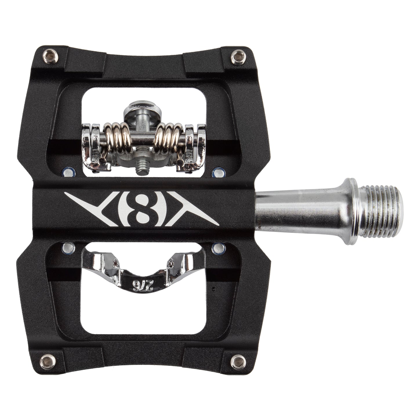 PEDALS OR8 DUAL SPT SPD SGL CLPLS 9/16BK