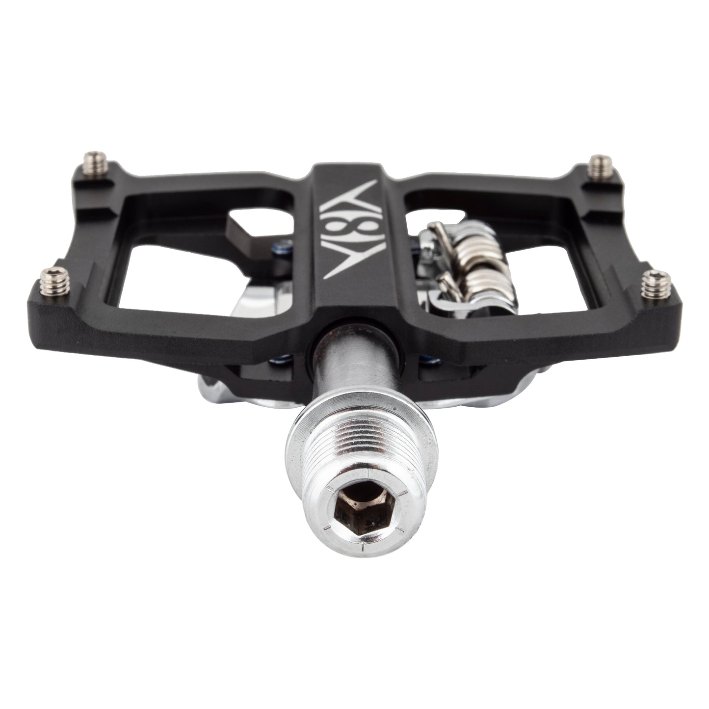 PEDALS OR8 DUAL SPT SPD SGL CLPLS 9/16BK