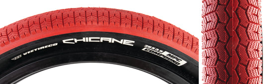TIRE SE BIKES CHICANE 26x3.5 RD/BK WIRE/72/MPC