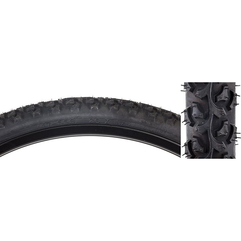 TIRE SUNLT 26x1.75 BK/BK ALPHABITE K831 WIRE