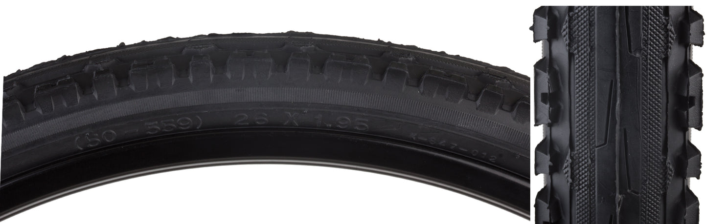 TIRE SUNLT 26x1.95 BK/BK KROSSPLUS K847 GOLIATH WIRE