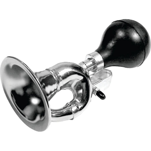 HORN ACTION SQUEEZE BUGLE CHROME 7"