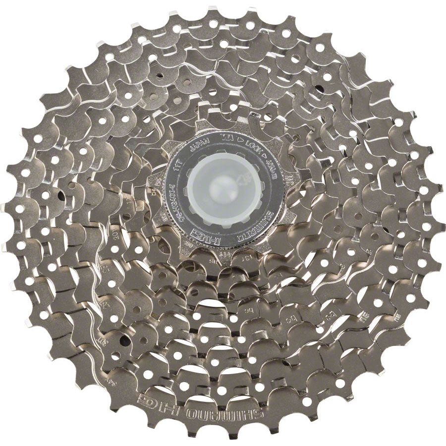 Shimano Alivio CS-HG400 Cassette - 9 Speed, 11-34t, Silver, Nickel Plated