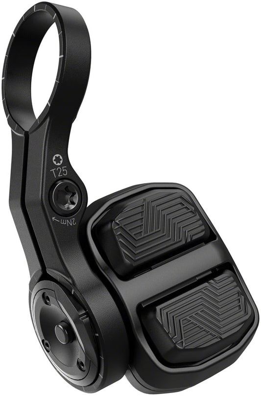 SRAM AXS POD Electronic Controller - Left or Right Mount, Discrete Clamp, 2-Button, Black, D1