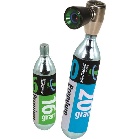 Genuine Innovations Air Chuck Elite Inflator: Includes 16gram and 20gram CO2 Cartridge