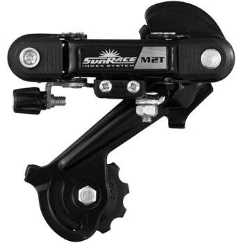 SunRace M2T Rear Derailleur - 6/7-Speed, Long Cage, Direct, Black