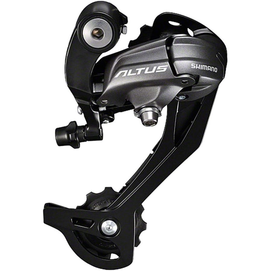 Shimano Altus RD-M370-SGS Rear Derailleur - 9 Speed, Long Cage, Black