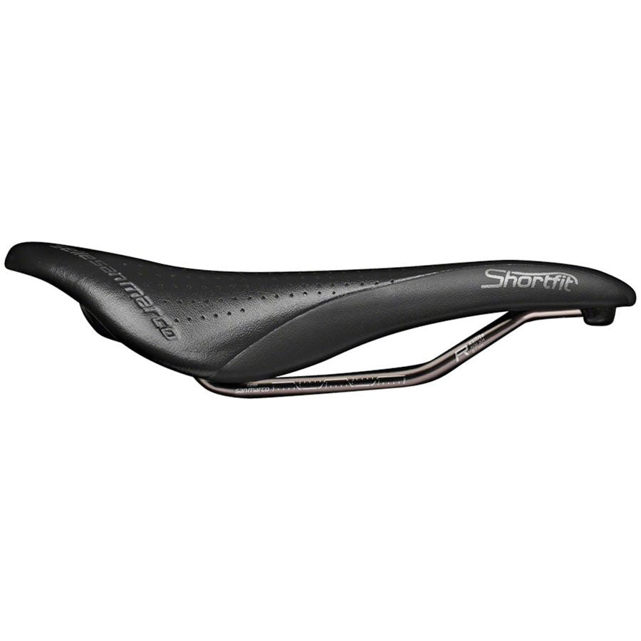 Selle San Marco Shortfit Supercomfort Open-Fit Racing Saddle - Manganese, Black, Men's, Wide