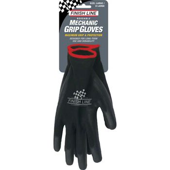 Finish Line Mechanic's Grip Gloves, LG/XL