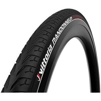 Vittoria Randonneur Reflect Tire - 700 x 35, Clincher, Wire, Black