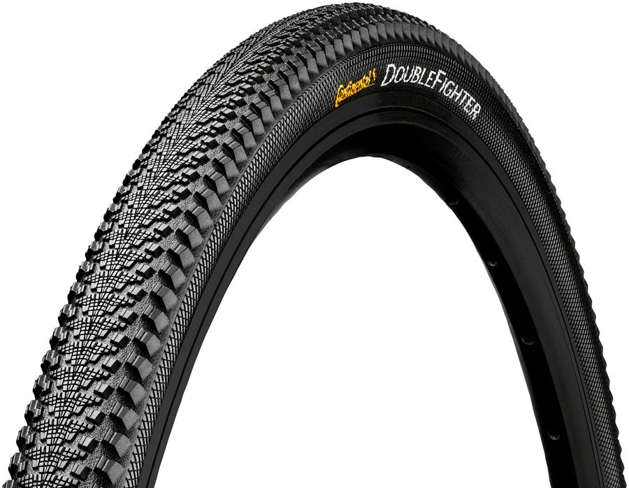 Continental DoubleFighter III Tire - 29 x 2.00, Clincher, Wire, Black, Sport