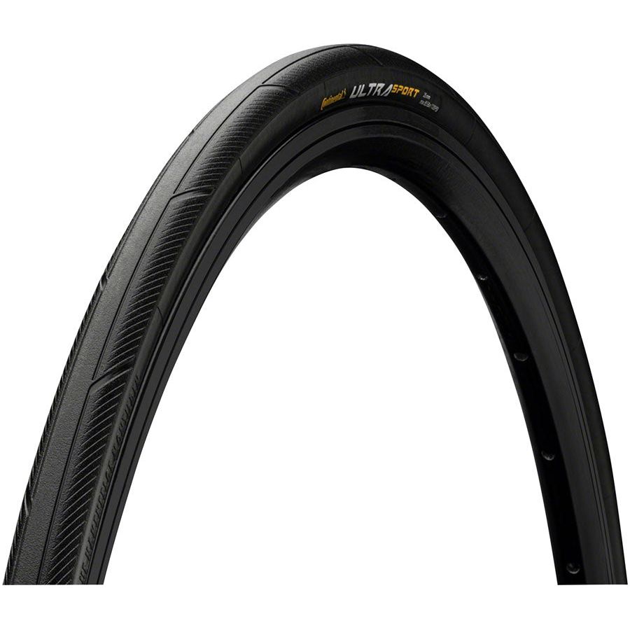 Continental Ultra Sport III Tire - 700 x 28, Clincher, Folding, Black, PureGrip, Performance, E25