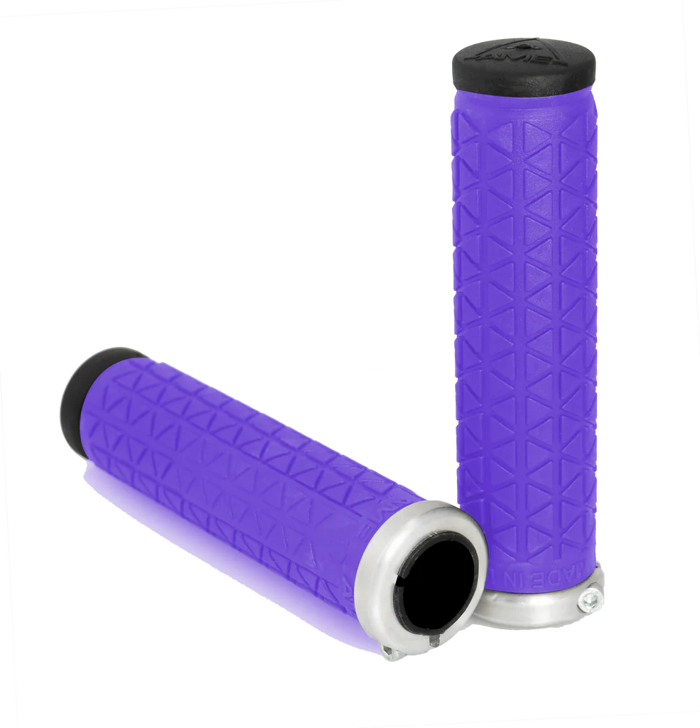 Best MTB Grips – A’ME Tri – Clamp-On Firm – ATV, PW, Snow