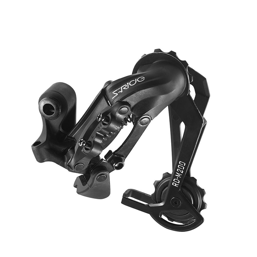 S-Ride M200 8sp Rear Derailleur, Short Cage - Black NLS