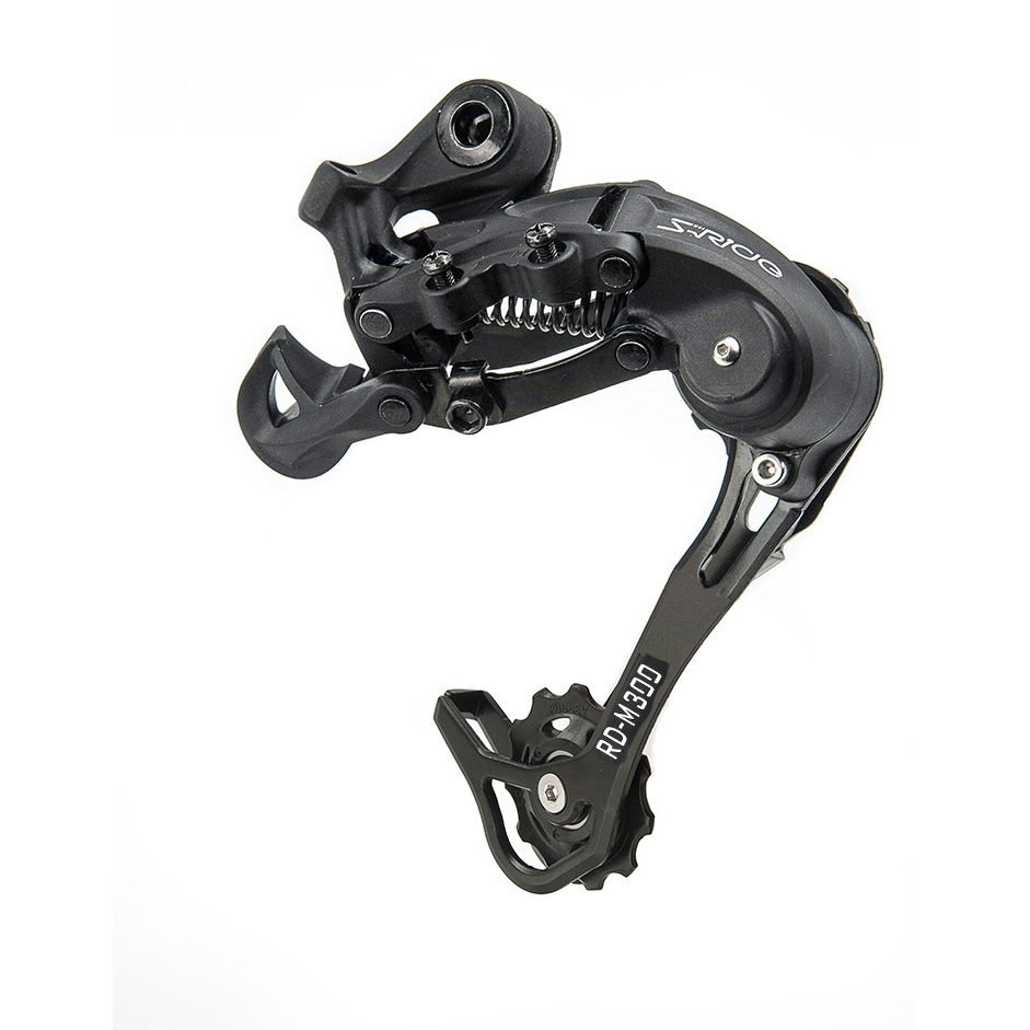 S-Ride M300 9sp Rear Derailleur, 1:1, Long Cage - Black NLS