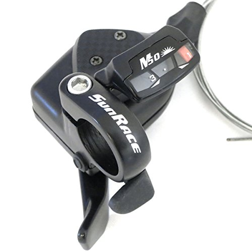 Have one to sell? Sell it yourself SUNRACE DLM53 FRONT SHIFTER TRIGGER M50 3 SPEEDS L/H WITH 1600 mm CABLE