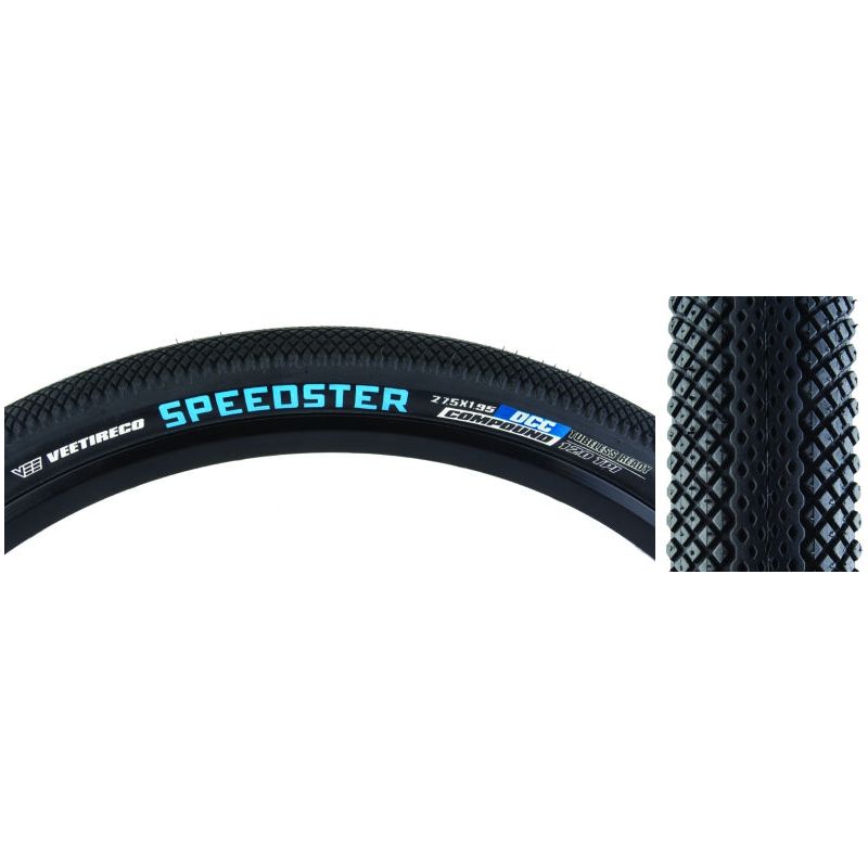 TIRE VEE SPEEDSTER 27.5x1.95 BK/BK FOLD/120/TLR/DCC/B-PROOF E25